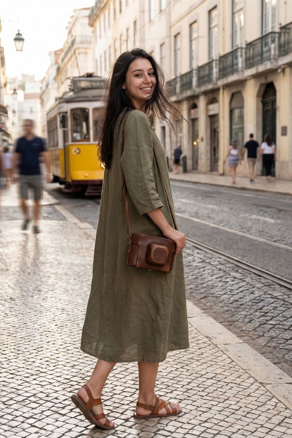 Lilly Maureen Reese Laughing while traveling